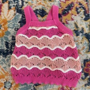 Old Navy Pink and Cream Kids Top